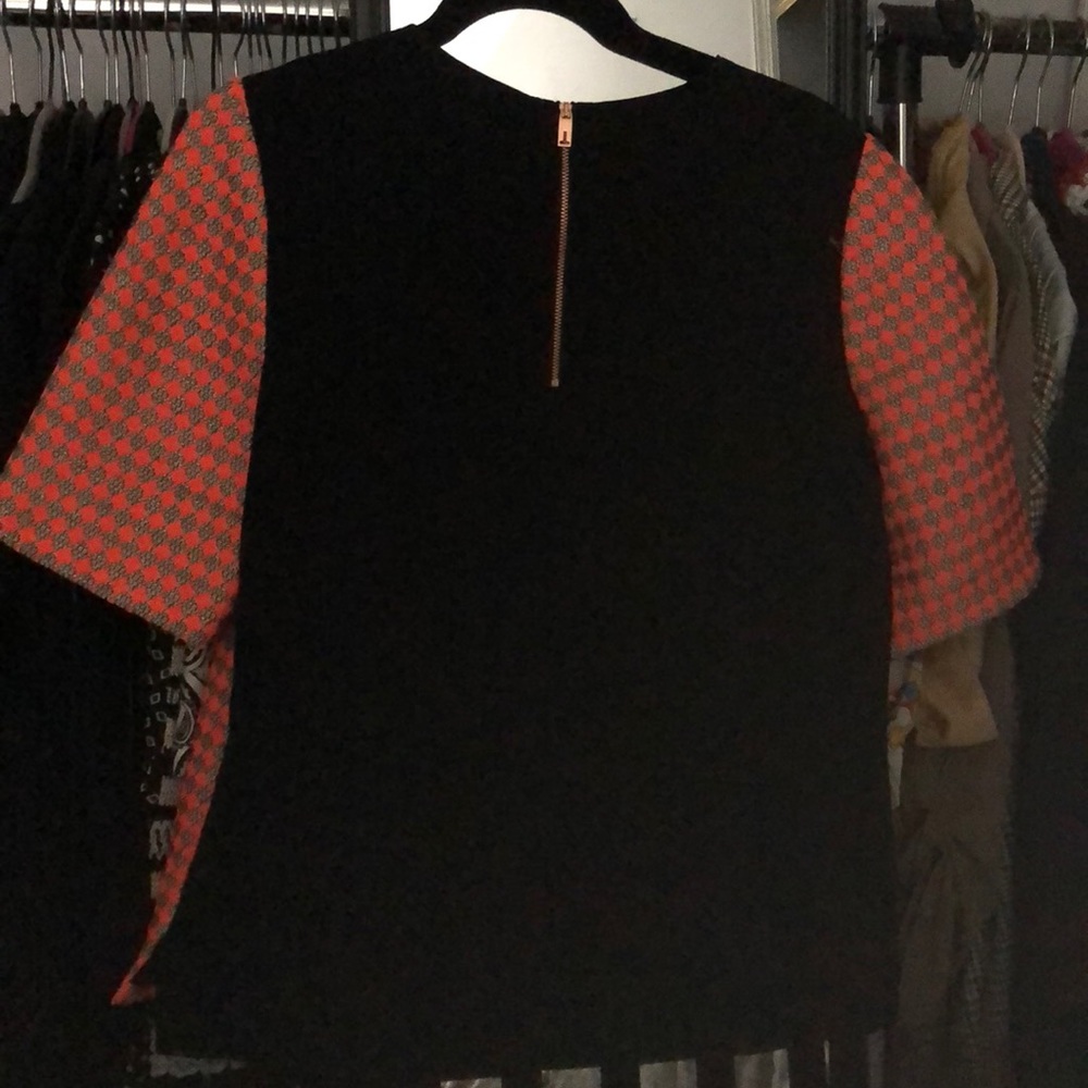 Ted Baker embellished collar top sz 3 (8-10) - Picture 2 of 4